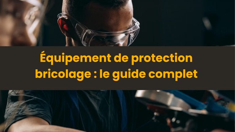équipement de protection bricolage lunettes de sécurité