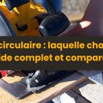 scie circulaire en action pour une coupe de précision